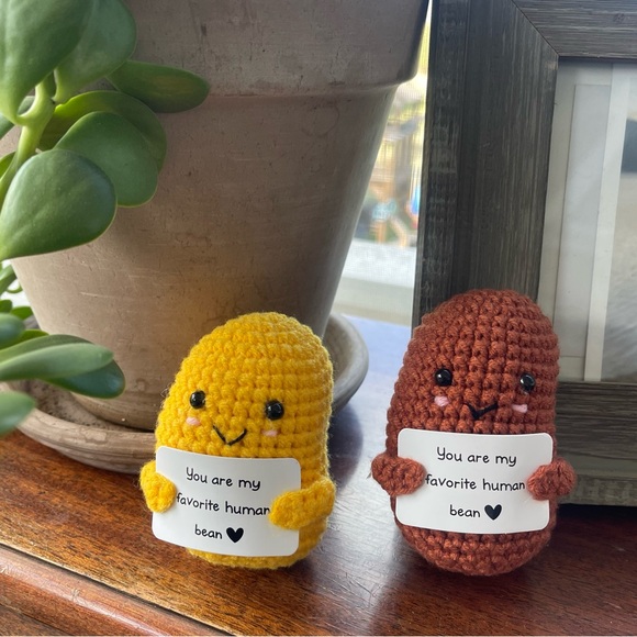 Positive beans - you are my favorite human bean - stuffed coffee bean brand new - Picture 2 of 7